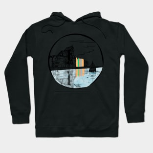 Poland - Water reflection in Gdansk Hoodie